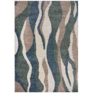 Flair Rugs koberce Kusový koberec Alta Stream Blue/Green Rozměry koberců: 80x150