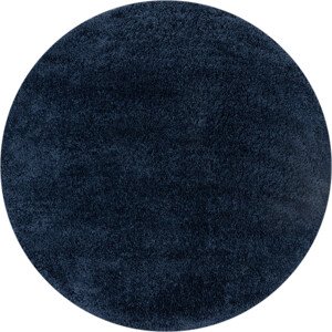 Flair Rugs koberce Kusový koberec Shaggy Teddy Navy kruh Rozměry koberců: 133x133 (průměr) kruh