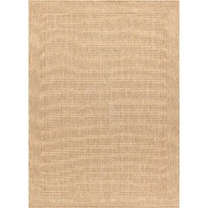 Dywany Łuszczów Kusový koberec Timo 5979 Dark Beige – na ven i na doma Rozměry koberců: 120x170