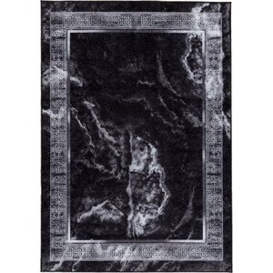 Dywany Łuszczów Kusový koberec Miro 51278.810 Marble black / white Rozměry koberců: 120x170