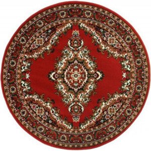 Alfa Carpets Kusový koberec TEHERAN T-102 red kruh Rozměry koberců: 160x160 (průměr) kruh