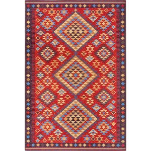 Hanse Home Collection koberce Kusový koberec Cappuccino 105875 Peso Red Blue Rozměry koberců: 80x165