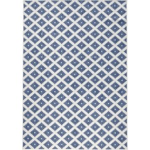 NORTHRUGS - Hanse Home koberce Kusový koberec Twin-Wendeteppiche 103128 blau creme – na ven i na doma Rozměry koberců: 80x150