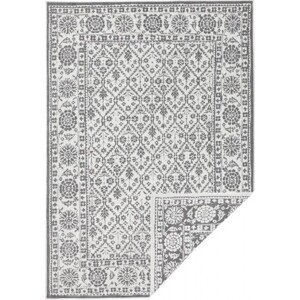 NORTHRUGS - Hanse Home koberce Kusový koberec Twin-Wendeteppiche 103116 grau creme – na ven i na doma Rozměry koberců: 80x150