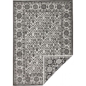 NORTHRUGS - Hanse Home koberce Kusový koberec Twin-Wendeteppiche 103113 schwarz creme – na ven i na doma Rozměry koberců: 120x170