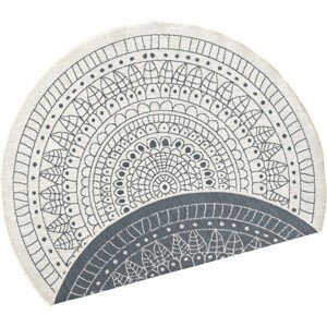 NORTHRUGS - Hanse Home koberce Kusový koberec Twin-Wendeteppiche 103143 creme grau kruh – na ven i na doma Rozměry koberců: 140x140 (průměr) kruh