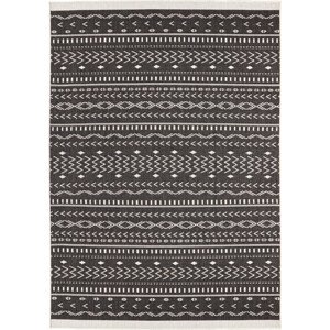 NORTHRUGS - Hanse Home koberce Kusový koberec Twin Supreme 103438 Kuba black creme – na ven i na doma Rozměry koberců: 80x150