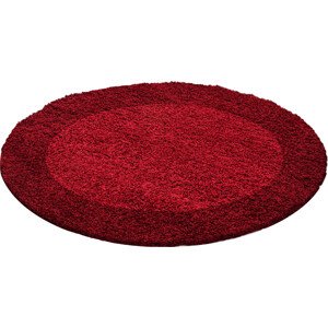 Ayyildiz koberce Kusový koberec Life Shaggy 1503 red kruh Rozměry koberců: 160x160 (průměr) kruh