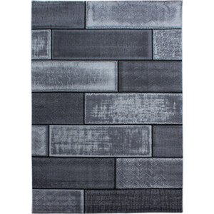 Ayyildiz koberce Kusový koberec Plus 8007 black Rozměry koberců: 80x150