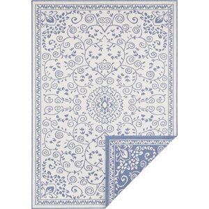 NORTHRUGS - Hanse Home koberce Kusový koberec Twin Supreme 103867 Leyte Blue/Cream – na ven i na doma Rozměry koberců: 80x150