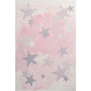 Obsession koberce Dětský kusový koberec Stars 410 pink Rozměry koberců: 120x170