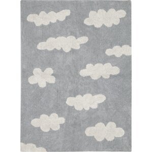Lorena Canals koberce Pro zvířata: Pratelný koberec Clouds Grey Rozměry koberců: 120x160