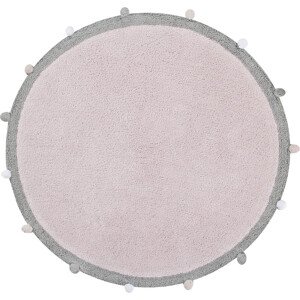 Lorena Canals koberce Pro zvířata: Pratelný koberec Bubbly Soft Pink Rozměry koberců: 120x120 (průměr) kruh