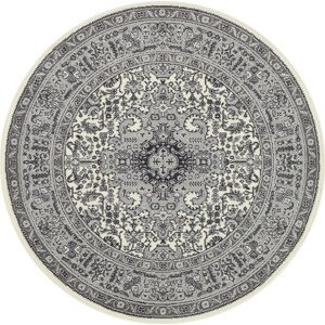 Nouristan - Hanse Home koberce Kruhový koberec Mirkan 104437 Cream Rozměry koberců: 160x160 (průměr) kruh
