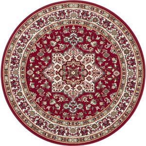 Nouristan - Hanse Home koberce Kruhový koberec Mirkan 104103 Red Rozměry koberců: 160x160 (průměr) kruh