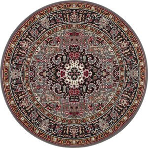 Nouristan - Hanse Home koberce Kruhový koberec Mirkan 104094 Grey Rozměry koberců: 160x160 (průměr) kruh