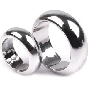 Dekorační svatební prsteny Varianta: 1 stříbrná, Balení: 1000 pár