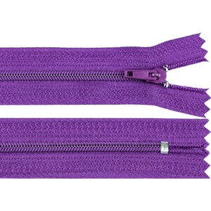 Spirálový zip šíře 3 mm délka 18 cm pinlock Varianta: 170 fialová purpura, Balení: 1 ks