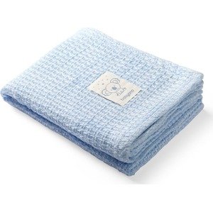 BabyOno BO479/02 Bambusová pletená deka, modrá