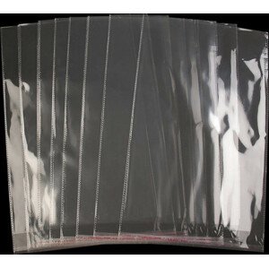 PP sáček s lepicí klopou 26x40 cm Varianta: transparent, Balení: 4500 ks