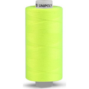 Polyesterové nitě Unipoly návin 500 m Varianta: 115 žlutozelená ost. neon, Balení: 10 ks