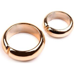 Dekorační svatební prsteny Varianta: 2 zlatá, Balení: 20 pár