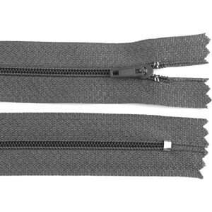 Spirálový zip šíře 3 mm délka 40 cm pinlock Varianta: 312 šedá tmavá, Balení: 1 ks