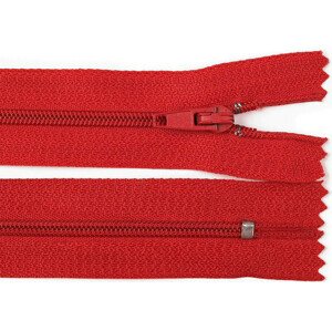 Spirálový zip šíře 3 mm délka 12 cm autolock Varianta: 148 červená, Balení: 1 ks