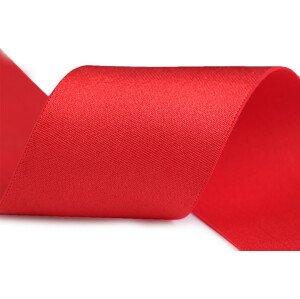 Saténová pruženka šíře 50 mm Varianta: 7 červená, Balení: 1 m