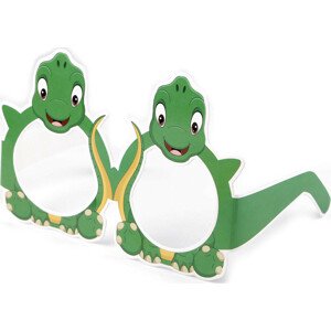 Párty brýle Varianta: 3 zelená krokodýl, Balení: 6 ks